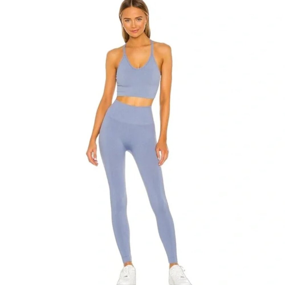 Set Active x Revolve Capri Blue Sculpflex Seamless High Rise Leggings